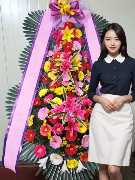 드마레웨딩컨벤션 3단화환 기본형